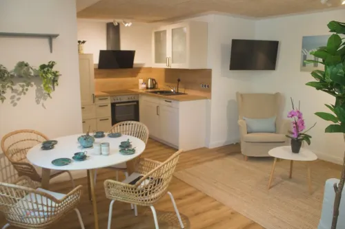 Moorrose: Holiday apartment in the Frisian Gulfhof, not barrier-free