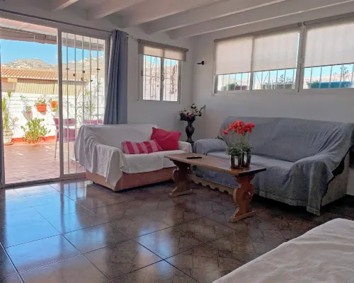 Central Attic Apt Sleeps 4 with Patio Hotels in Almunecar