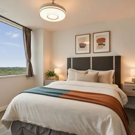 Modern Two Bedroom Apartment with City Views