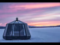 Mountain Glass Room Luxury Getaway for 2 Wild Nature Experience in Sweden