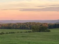 Beautiful farmhouse on a 200 acre farm.  Close to Rock Island State Park.