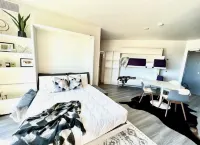 Pet friendly- Modern Studio - Pool+Gym+Arcade