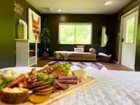 Chic Barndo Chalet Above French Broad River- Pano Mountain Views on 13 Acres