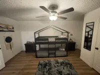 Luxury Elk palace with hot tube and pool table and playground for kids