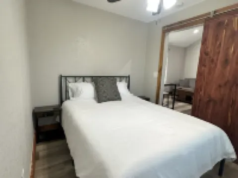 Newly constructed waterfront cabin C1 with pond and Trinity River views Hotels in Trinity County
