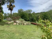 Beautiful Perigourdine near Bergerac, a breath of fresh air in the forest.