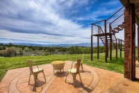 Quiet country getaway with STUNNING VIEWS, 4 bedrooms, 3 1/2 bath, large garage.