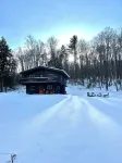 Pet-Friendly Winter Retreat in the Woods Near Okemo + Killington