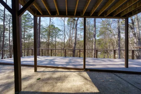 Modern pet friendly home w/ covered dock near Lake Lanier Olympic Park