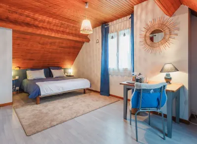 Maison Individuelle, Terrasse et Jardin Clos 코테레 온천 주변 호텔