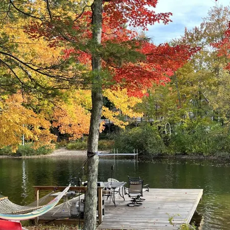 Grandmas Cottage on the River and the Rail Trail in Wolfeboro