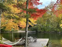 Grandmas Cottage on the River and the Rail Trail in Wolfeboro