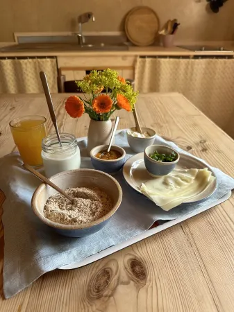 Apartment in the newly built straw bale house Valle delle Rose -