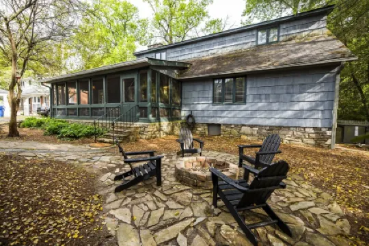 Two blocks from Downtown Brevard! Beautiful home with game area!