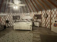 Pet friendly glamping in a private yurt with stunning 360° views by Forest Hotels in Dent County