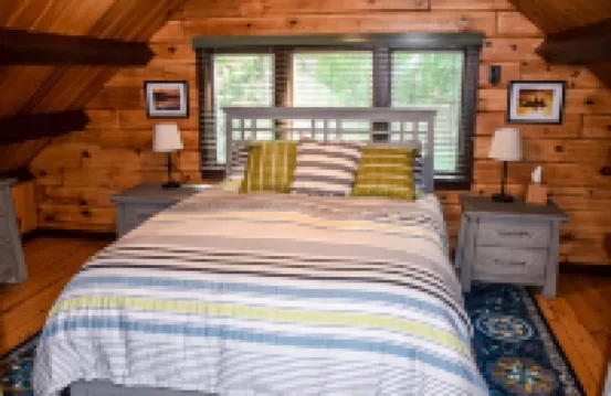 Spectacular Log Home with Private Lake Access