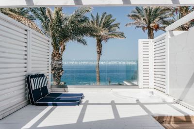 View from Hotel Radisson Blu Beach Resort, Milatos Crete Photo