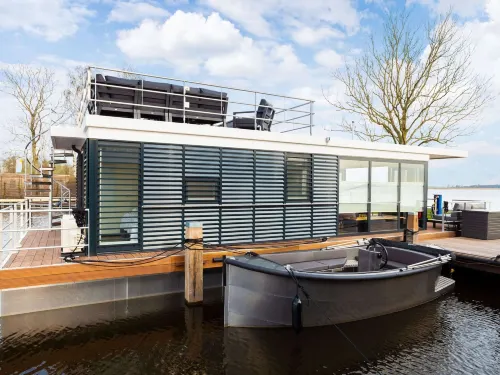 Unique Houseboat on and Around the Sneekermeer