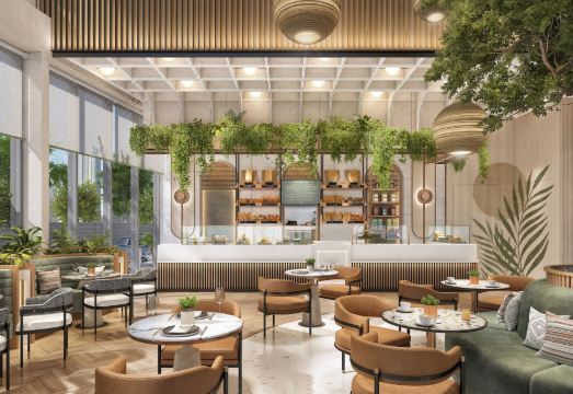 두바이 야경 호텔 뷰