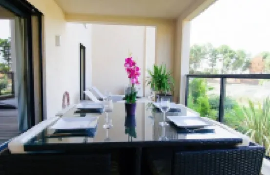 Porticcio: Porticcio rental sea view (T2) luxury apartment 100m from the beach