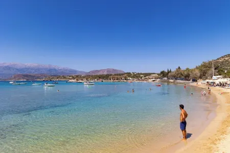 Villa Minoa With Small Private Beach And Surprising Sea and Mountain Views