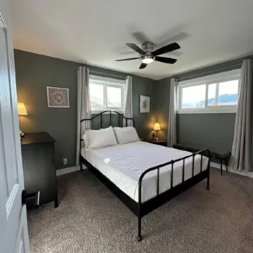 The View on 87th Osoyoos 2 bedroom, 1.5 bath, covered patio view vacation home.