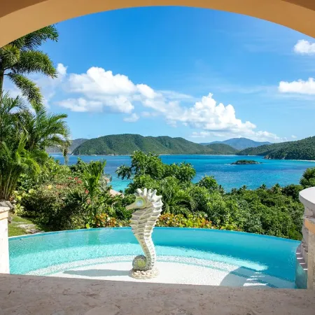 Villa Delfina- Private Beach! Spacious 5 Bedroom Villa in Lower Peter Bay!