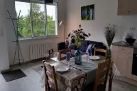 Apartment located on the ground floor of a small residence with four Hotels in Jonzac