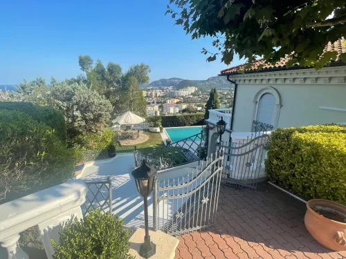 VILLA 5CBRES SPLENDID SEA VIEW WITH SWIMMING POOL MANDELIEU
