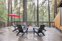 3 Mi to Calaveras Big Trees: Cabin w/ Fire Pit! - 3-stjärniga