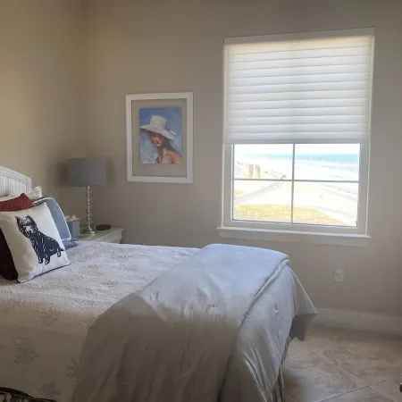 Surround View of Galveston Seawall and Ocean from Every Room with Large Balcony