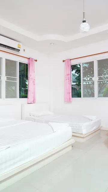 บ้านพักสำหรับครอบครัวพร้อมวิวสวน