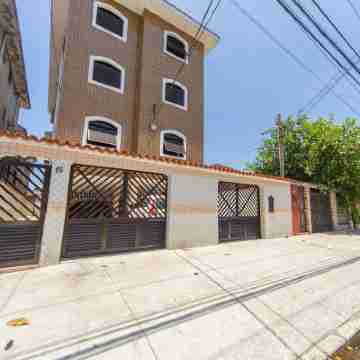 Apto 2 Quarto com Ar Condicionado em Vila Mathias Hotel Exterior