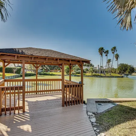 Pool & Game Room: Waterfront Harlingen Home