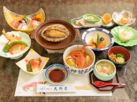 Onjuku Onsen Ohnoso - Spiny Lobster & Abalone Ryokan - servizio colazione