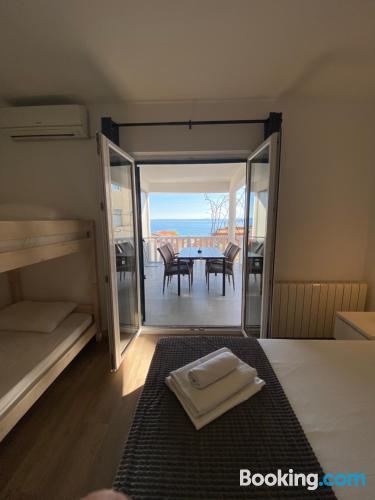 One-Bedroom Apartment with Balcony and Sea View