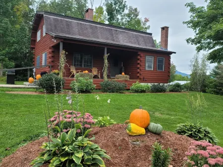 Large Cozy Log Cabin Overlooking Black Mountain - Storyland Minutes Away