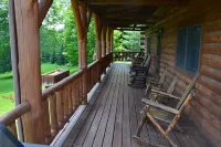 Large Log Cabin On 12 Private Acres With Fishing Pond Near Mohican State Park
