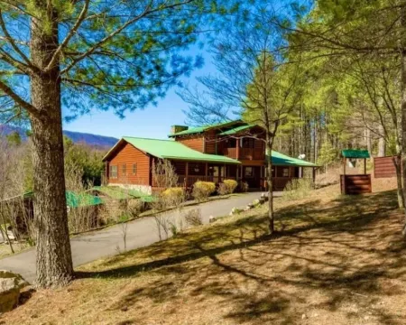 Blue Ridge Mountain Cabin; chill vibes, scenic views, nearby hiking and wineries 約翰遜縣酒店