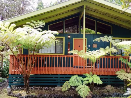 The Jungalow is a charming renovated bungalow minutes from Volcano National Park
