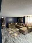 Entire lower level just off Interstate, free breakfast