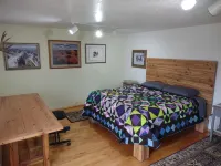 Very quiet ground floor basement apartment in the country, big outdoor space,!!! 酒店