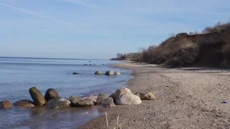 Holiday in the castle park Hohen Niendorf with terrace & view to the Baltic Sea