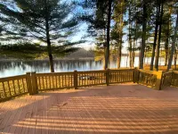 Beautiful waterfront and wildlife views in this quiet riverfront cabin
