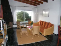 Comfortable home with a beautiful blooming garden and a view of the Atlantic