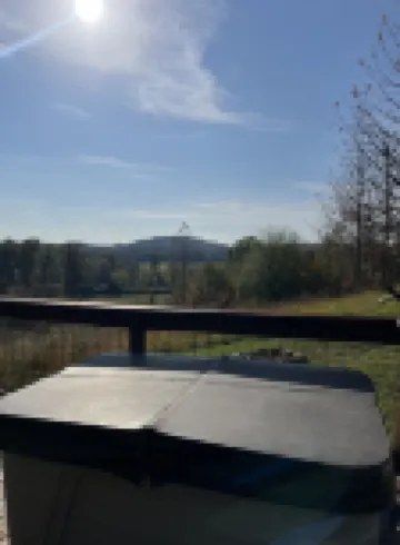 Luxury Yurt for Couples with Hot Tub on Deck