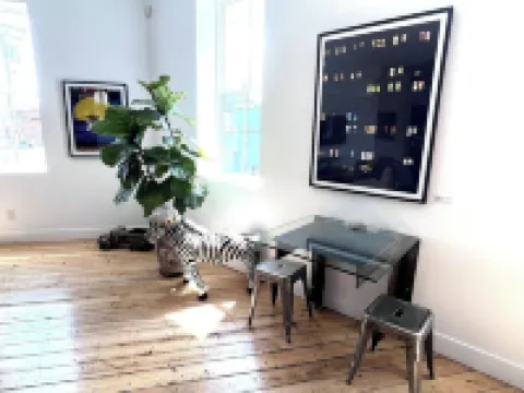 Artist's Loft steps from UPAC! キングストンのホテル