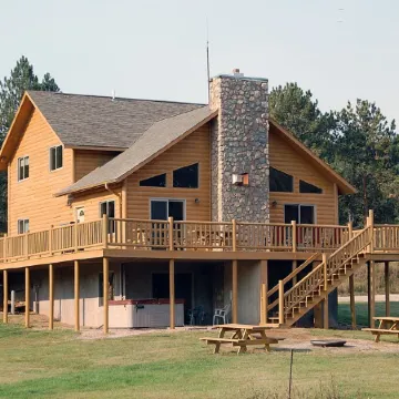 The McCaskell Cabin- Nestled out in the countryside.