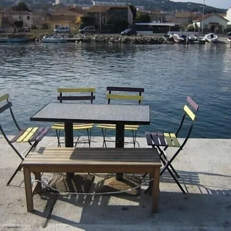 IN THE TYPICAL DISTRICT OF POINTE COURTE IN SETE CITY BETWEEN SEA AND SKY