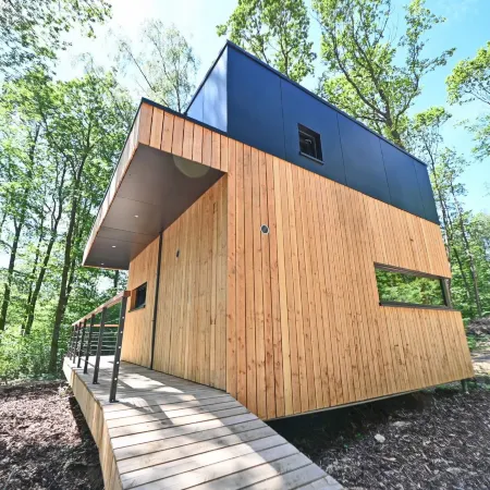 Lodge in Oignies Forest with Eco Design